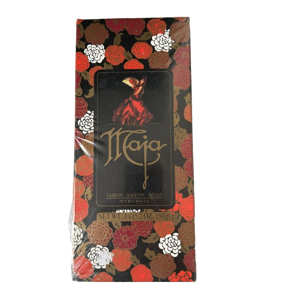 Maja Jabon Savon Perfumed Soap VTG Lot Of 3 X 5.2oz Myrurgia Spain New Sealed